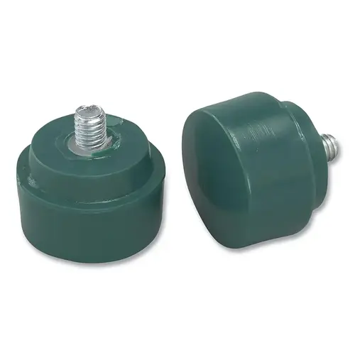 Hammer Striking Tip, 3 in dia, Vinyl Coated, Green - pack of 2
