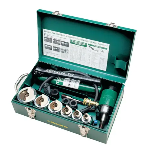 Slug-Splitter Knockout Punch Kits, Punches, Dies, Ram, Hand Pump Slug-Splitter Knockout Punch Kits, Punches, Dies, Ram, Hand Pump