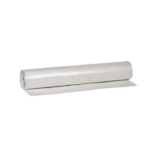 Poly-Cover Plastic Sheeting, 6 mil, 16 ft W x 100 ft L, Clear Poly-Cover Plastic Sheeting, 6 mil, 16 ft W x 100 ft L, Clear