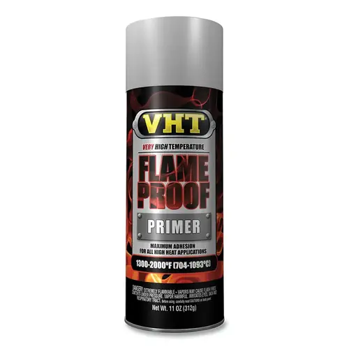 FLAMEPROOF  Ceramic Coating, 11 oz, Aerosol Can, Flat Gray Primer - pack of 6