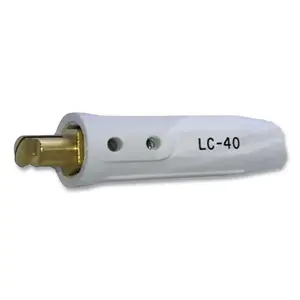 LENCO 05559 LC-40 Male Cable Connector, 350 A, White