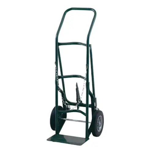 Series 700 Trucks, 10" Solid Rubber, B.B. Wheels, w/Retractable Casters Harper Green