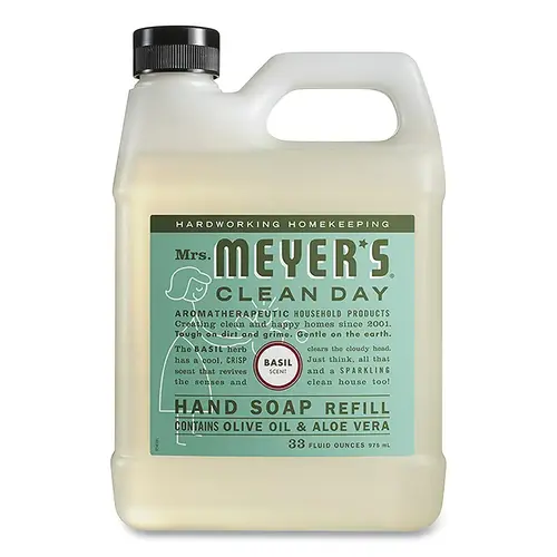 Hand Soap Refill, Basil, 33 fl oz - pack of 6