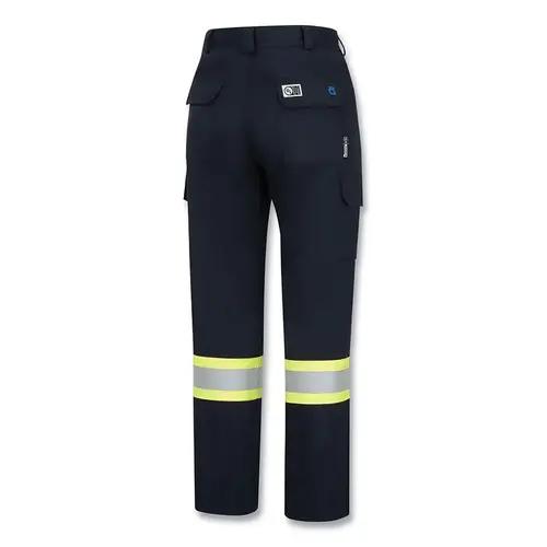 Flame-Resistant 10 Cal Arc-Rated Safety Pant, Cargo, 7.5 oz 88% Cotton/12% High-Tenacity Nylon, 50 in W x 34 in L, Navy Blue Flame-Resistant 10 Cal Arc-Rated Safety Pant, Cargo, 7.5 oz 88% Cotton/12% High-Tenacity Nylon, 50 in W x 34 in L, Navy Blue