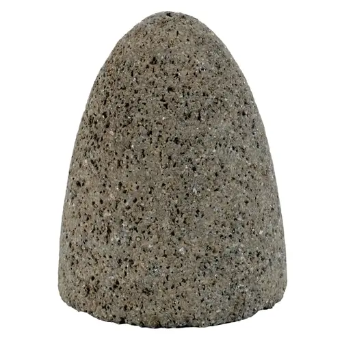Cones and Plug, 3 in dia, 3 in thick, 5/8 in to 11 in arbor, 24 grit - pack of 100