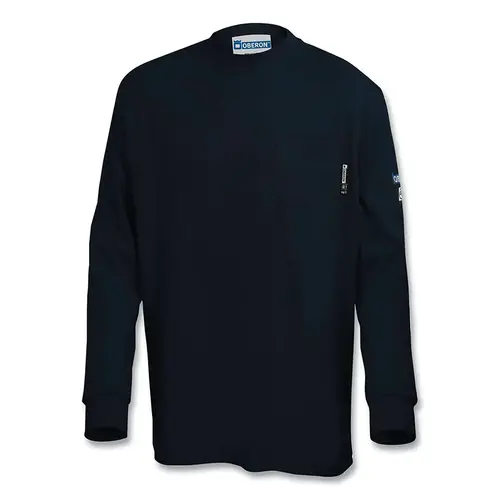 FR/Arc-Rated Safety Shirt, ZFI209, Long-Sleeve, Pullover, Cotton Knit, 4XL, Navy Blue FR/Arc-Rated Safety Shirt, ZFI209, Long-Sleeve, Pullover, Cotton Knit, 4XL, Navy Blue