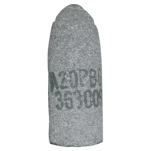 Cone, 1 in dia, 3 in Thick, 3/8 in-24 Arbor, 24 Grit, Alum Oxide, T16 Black - pack of 25 Cone, 1 in dia, 3 in Thick, 3/8 in-24 Arbor, 24 Grit, Alum Oxide, T16 Black - pack of 25