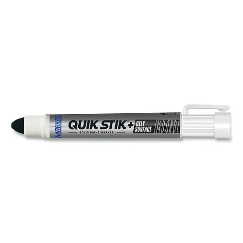 Quik Stik + Oily Surface Mini Solid Paint Marker, 5/16 in dia Medium Bullet, Black - pack of 12 Quik Stik + Oily Surface Mini Solid Paint Marker, 5/16 in dia Medium Bullet, Black - pack of 12