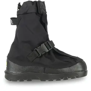 NEOS VNN1M3XL Voyager  Mid Overshoes, Size 3X-Large, 11 in H, Rubber, Nylon, Black Pair