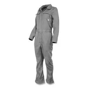 NEESE VU7LCAGY2X 7 oz Women's Ultra-Soft FR Coverall, Gray, Large