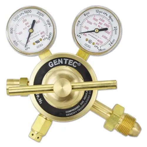 GenTec 452IN300 Single Stage Regulators, Inert Gases, CGA 580, 4,000 ...