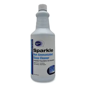 AMERICAN CLEANING GLASSPRO Sparkle Non-Ammoniated Glass Cleaner, 32 fl oz, Ready-to-Use, Spray Bottle White - pack of 12