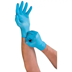 TouchNTuff 92-616-XS 92-616 Lightweight Nitrile Gloves, 3 mil, X-Small, Light Blue