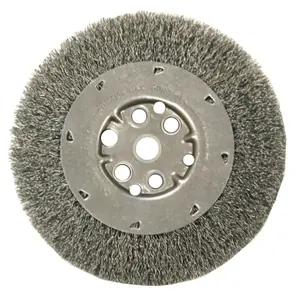 ANDERSON BRUSH 03194 Narrow Face Crimped Wire Wheel-DM Series, 6 D x 7/16 W, .0104 Carbon, 6,000 rpm - pack of 5