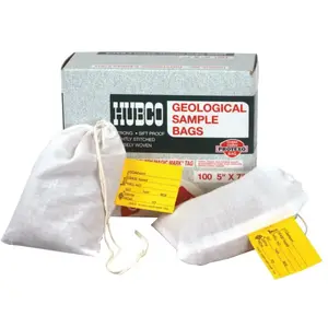 HUBCO 5X7PL POLYLINED SAMPLE BAG - pack of 50