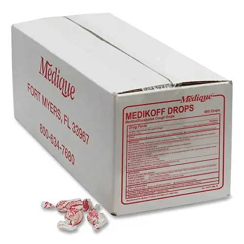 Medikoff  Drop, Pleasant cherry flavor