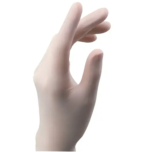 83-500 Sterile Polyisoprene Disposable Gloves, 8 Mil, 7, White Pair