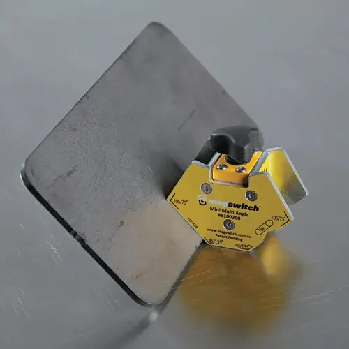 Mini Multi-Angle Welding Magnet, 80 lb Capacity