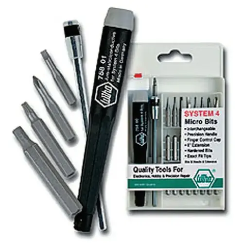 Micro Bit Compact Precision Tech Sets, Slotted; Phillips; Torx; Hex Micro Bit Compact Precision Tech Sets, Slotted; Phillips; Torx; Hex