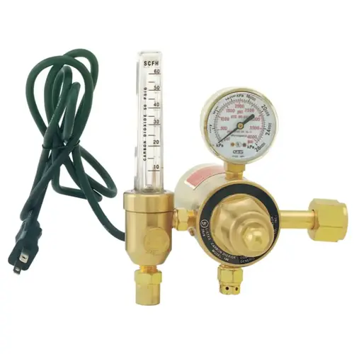 GenTec 198CD60 Heated Regulators/Flowmeters, Carbon Dioxide, CGA 320 ...