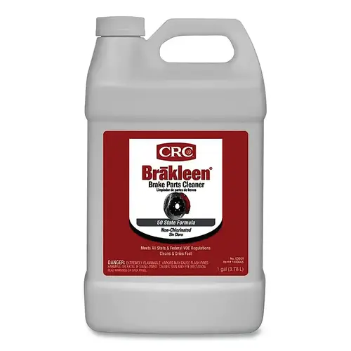Brake Parts Cleaner, 1 gal, Non-Chlorinated, Bottle Clear - pack of 4