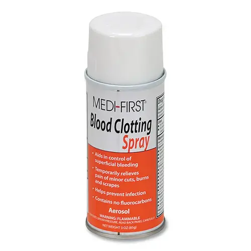Blood Clotting Spray, 3 oz, Spray Can - pack of 12