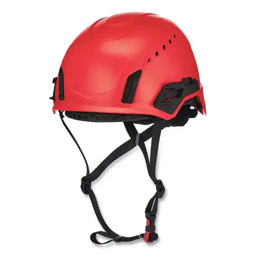 V-Gard  H2  Safety Helmet, Type II, Full Contact Rachet, Vented, Red