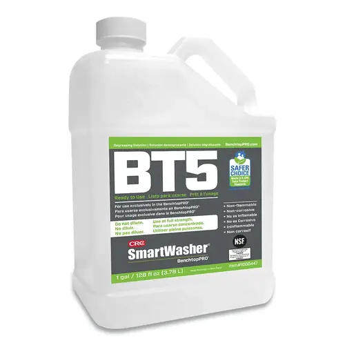 BenchtopPRO  BT5 Ready to Use Degreasing Solution, 1 gal, Pail Clear - pack of 6
