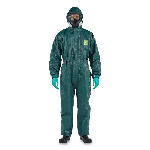 4000 Ultrasonically Welded & Taped Model 111 Coverall, Green, 2X-Large - pack of 6
