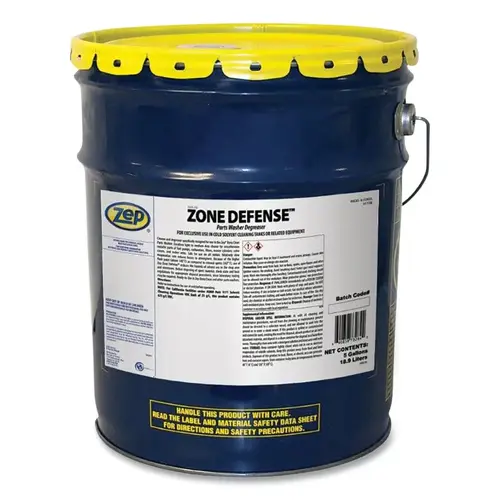 SELIG ZONE DEFENSE  Parts Washer Degreaser, 5 gal, Pail, Light Citrus Clear
