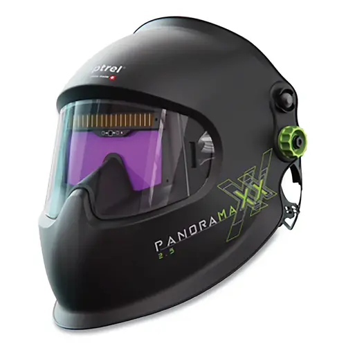 Panoramaxx 2.5 Welding Helmet, Shade W4 to W12, Black, Flip Front, 2.30 in x 6.30 in