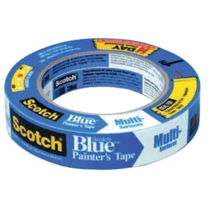 SCOTCHBLUE 05111503681 Multi-Surface Painter's Tape, 1 in X 60 yd Blue