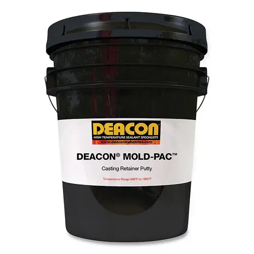 DEACON MOLD-PAC Casting Retainer Putty, 5 gal, Pail Gray DEACON MOLD-PAC Casting Retainer Putty, 5 gal, Pail Gray