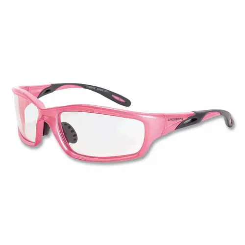 Infinity Premium Safety Eyewear, Clear Lens, Polycarbonate, Hard Coat, Pink Pearl Frame - pack of 12 Infinity Premium Safety Eyewear, Clear Lens, Polycarbonate, Hard Coat, Pink Pearl Frame - pack of 12