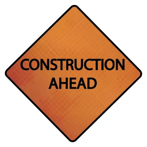 36" CONSTRUCTION AHEAD3017626 36" CONSTRUCTION AHEAD3017626
