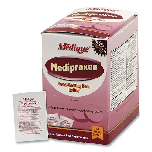 Mediproxen Pain Reliever, 100 per Box
