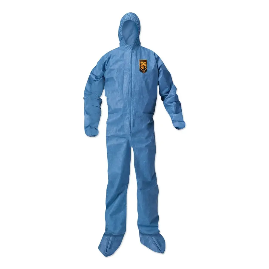 KLEENGUARD KleenGuard A20 Breathable Particle Protection Coverall Blue Denim 2X-Large ZF EBWAHB 58525 KLEENGUARD KleenGuard A20 Breathable Particle Protection Coverall Blue Denim 2X-Large ZF EBWAHB 58525