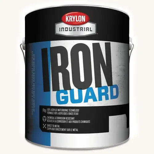 IRON GUARD Water-based Acrylic Enamels, 1 gal, Yellow IRON GUARD Water-based Acrylic Enamels, 1 gal, Yellow