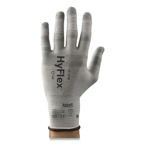11-318 Cut Resistant Glove, Size 8, Gray - 2 per pack x12 packs