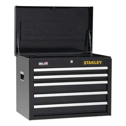 300 Series Top Tool Chest, 26 in Wide, 2-Drawer, Black 300 Series Top Tool Chest, 26 in Wide, 2-Drawer, Black