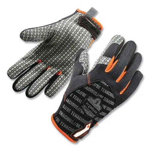 ProFlex 821 Smooth Work Surface Handling Work Gloves, Polyester Mesh/Silicone, 2X-Large, Black/Gray Pair ProFlex 821 Smooth Work Surface Handling Work Gloves, Polyester Mesh/Silicone, 2X-Large, Black/Gray Pair