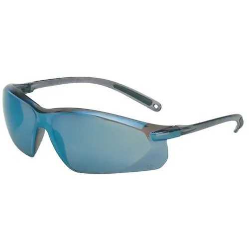 A700 Series Eyewear, Blue Mirror Lens, Polycarbonate, Hard Coat, Gray Frame A700 Series Eyewear, Blue Mirror Lens, Polycarbonate, Hard Coat, Gray Frame