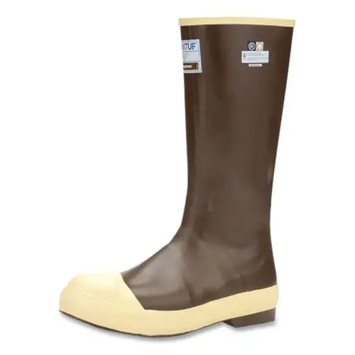 XTRATUF 15 in Legacy Boot, Size 9, Latex Neoprene, Brown/Tan, Plain Toe, Uninsulated Pair XTRATUF 15 in Legacy Boot, Size 9, Latex Neoprene, Brown/Tan, Plain Toe, Uninsulated Pair