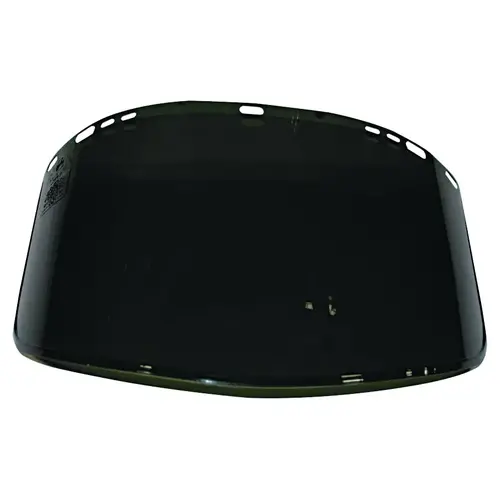 F40 Propionate Faceshield, 915-63, Uncoated, Dark Green, Unbound, 15.5 in L x 9 in F40 Propionate Faceshield, 915-63, Uncoated, Dark Green, Unbound, 15.5 in L x 9 in