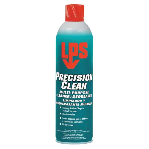 Precision Clean Multi-Purpose Cleaner/Degreaser, Ready-to-Use, 20 oz Cap Vol, Aerosol Can, Citris Odor Greenish-Blue - pack of 12