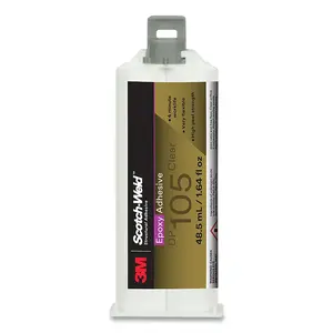 Scotch-Weld 63806008981 Scotch-Weld  Epoxy Adhesive, DP105, 48.5 mL, Duo-Pak, Clear - pack of 12
