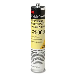 Scotch-Weld 05111523541 Scotch-Weld  PUR Adhesive, EZ250030, 0.1 gal, Cartridge, White - pack of 5