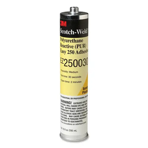 Scotch-Weld  PUR Adhesive, EZ250030, 0.1 gal, Cartridge, White - pack of 5