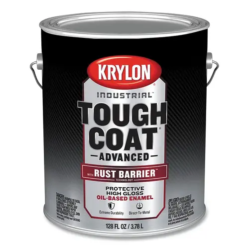 Tough Coat Advanced with Rust Barrier Technology Spray Paint, 1 gal, Safety Yellow Tough Coat Advanced with Rust Barrier Technology Spray Paint, 1 gal, Safety Yellow