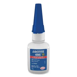 Loctite 234072-XCP1 495  Super Bonder  Instant Adhesive, 3 g, Tube, Clear